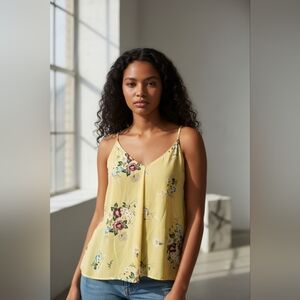 Lush Yellow Floral Dress